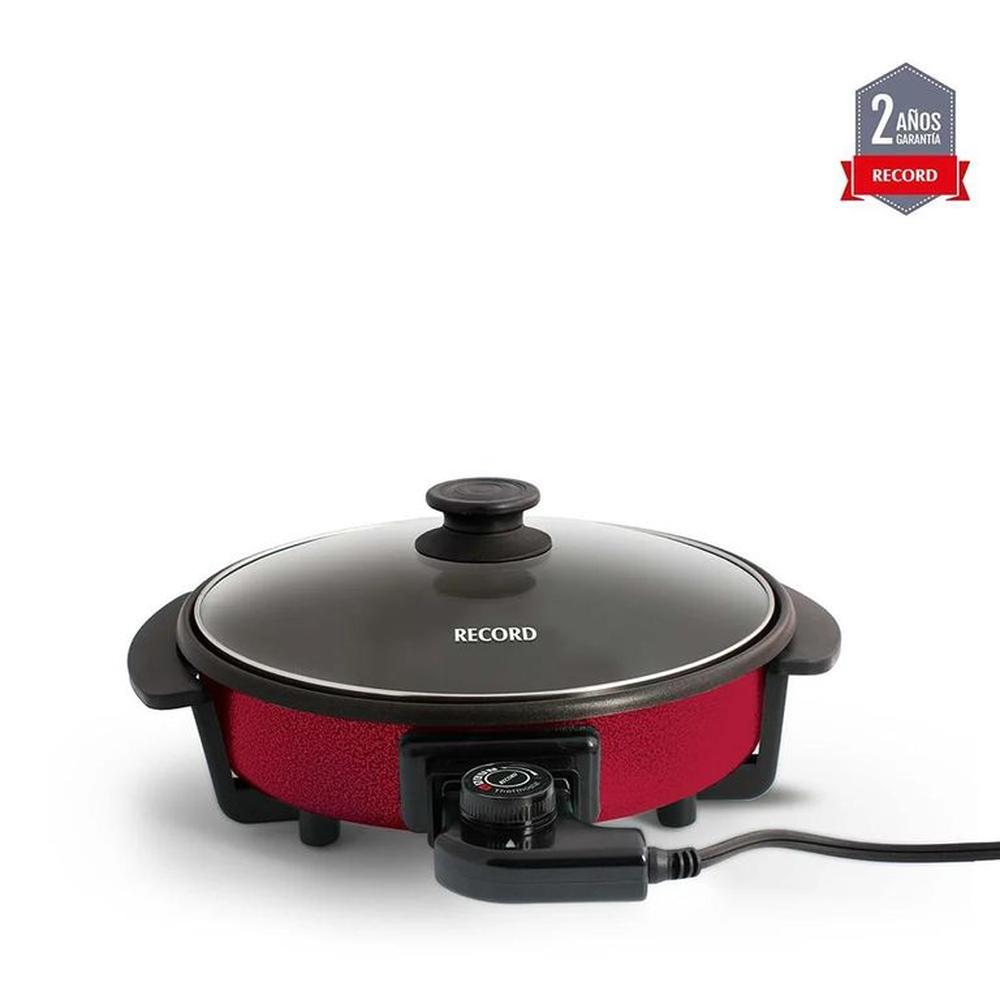 SARTÉN ELÉCTRICA RECORD MULTICOCCIÓN 30CM ROJO