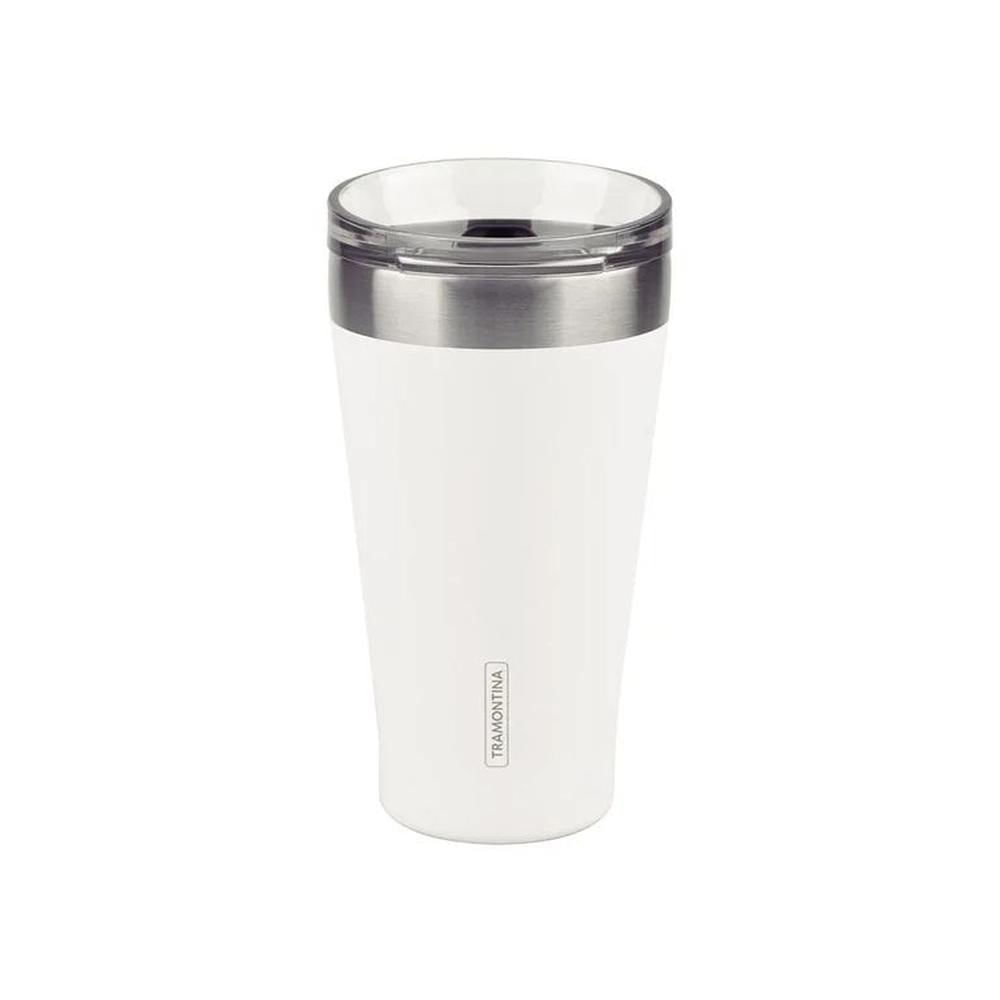 Vaso Térmico con tapa 550 ml Blanco Exata - Tramontina