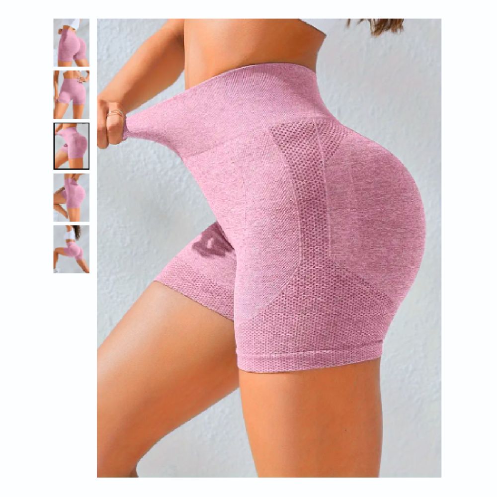 SHORT DEPORTIVO SACA POMPIS ROSADO PALO