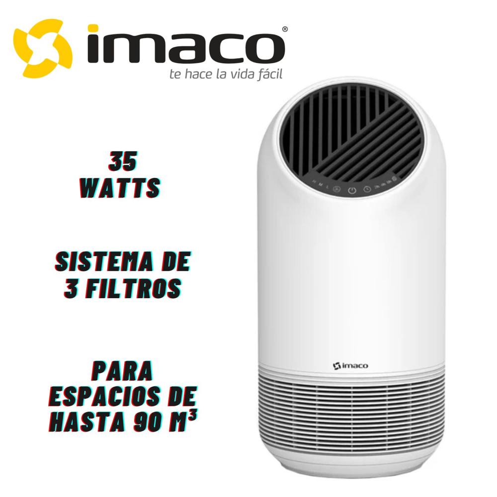 Purificador De Aire Imaco AP 9035 Elimina Malos Olores Área 90 m3