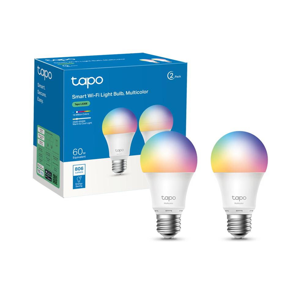 Foco Led Tapo L530E(2pack)Multicolor Control por Voz Brillo Regulable