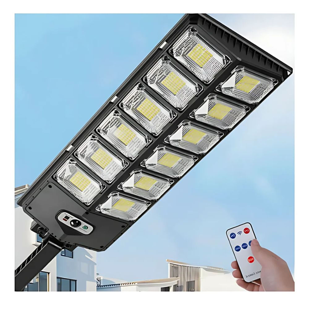 Foco Solar De Calle 1800W Para Exteriores Sensor de Movimiento