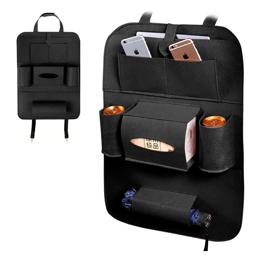 Organizador para Asiento de Auto Negro A64