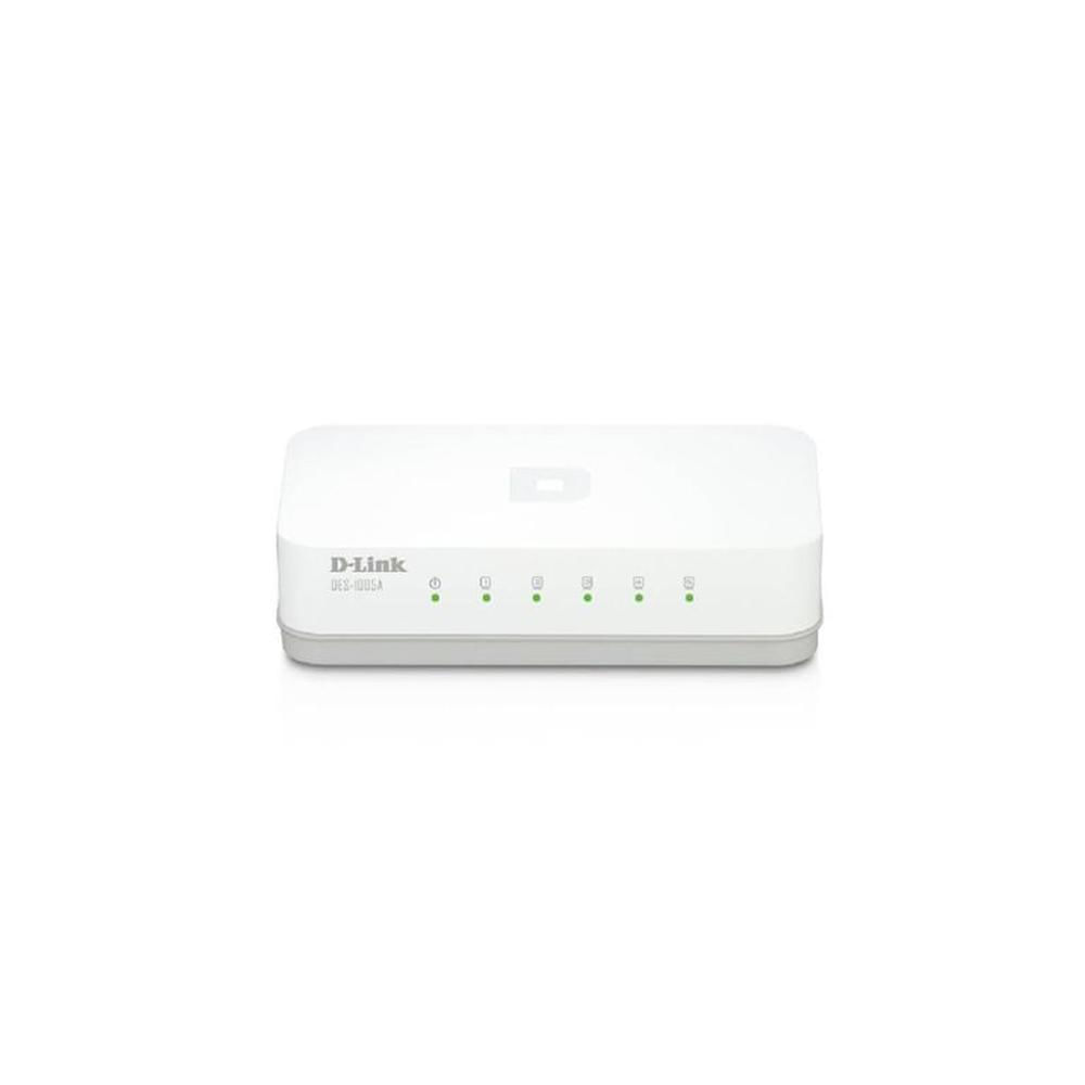 Switch D-Link DES-1005A, 5 RJ-45 10/100 Mbps, Auto MDI/MDI-X