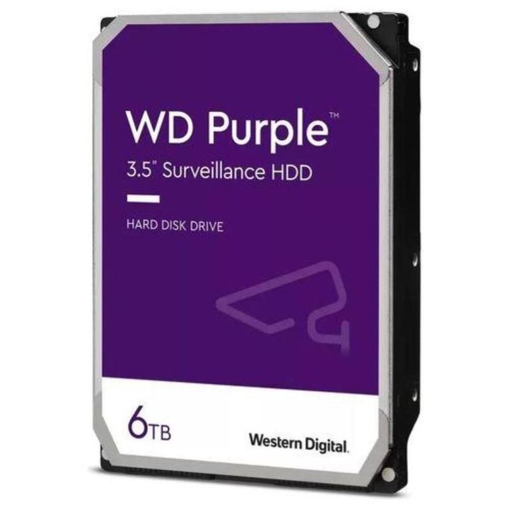 Disco duro Western Digital WD Purple 6TB SATA 6.0 5400 RPM 256MB 3.5