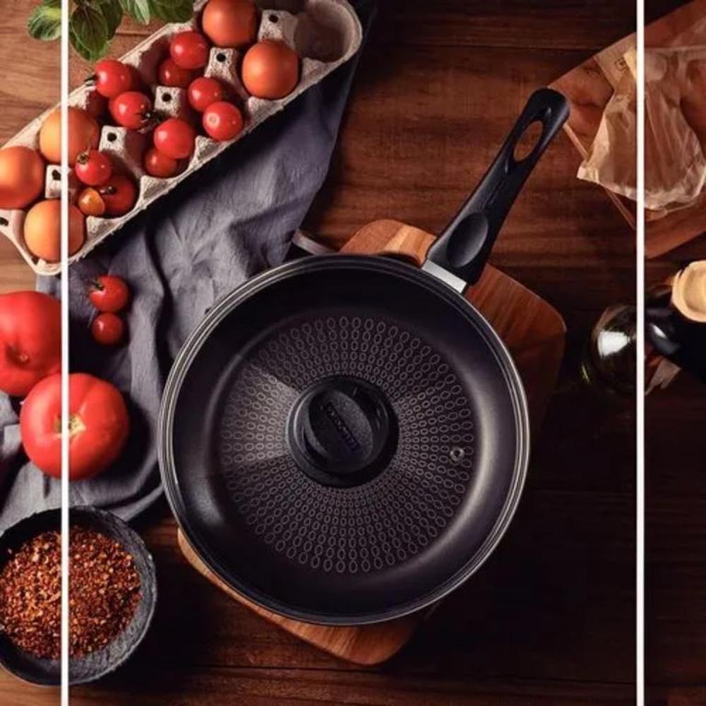 SARTÉN TRAMONTINA NEGRO ANTIADH RECTA CTAPA PARIS 24