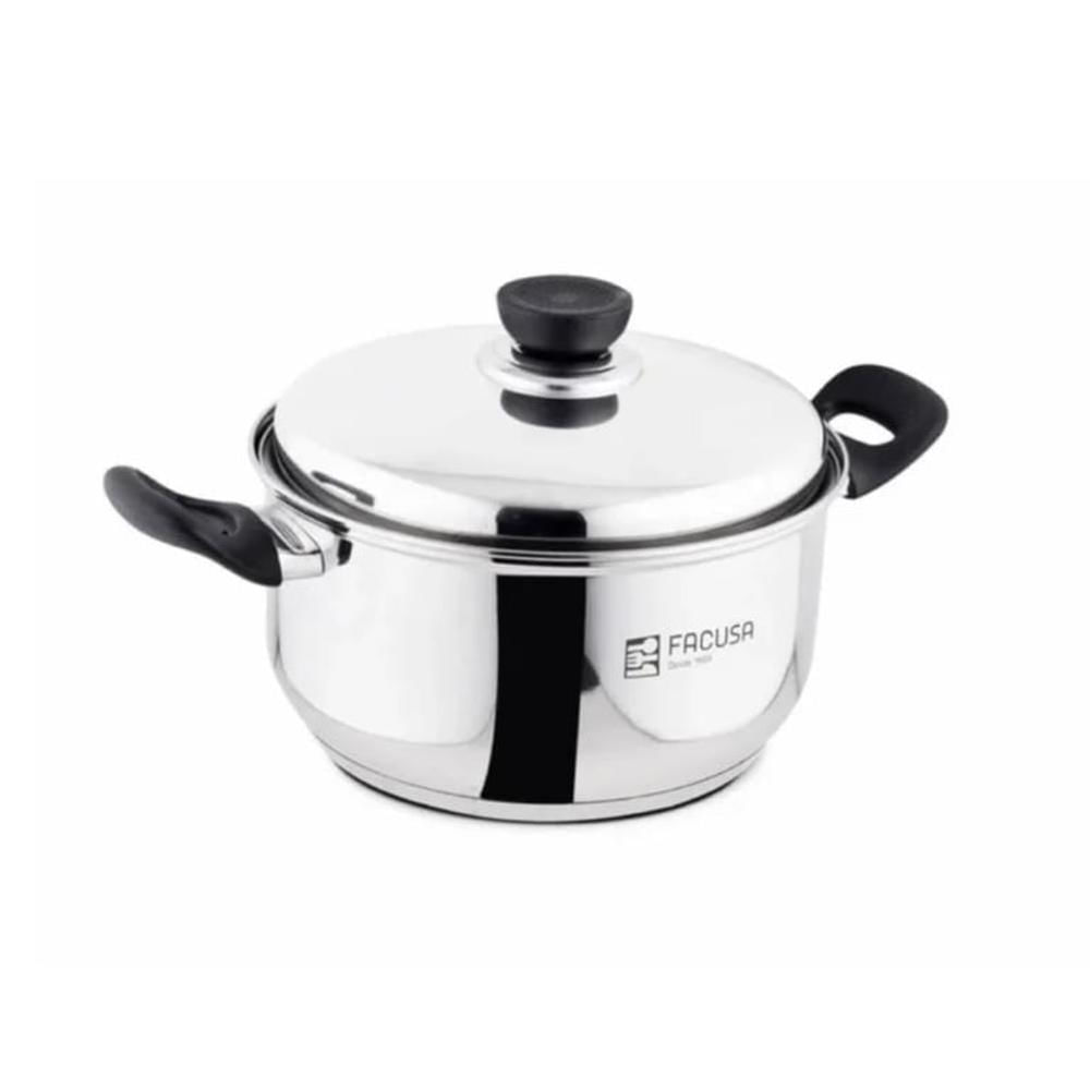 Olla Clásica 22cm Tapa de Acero Inoxidable-10116263