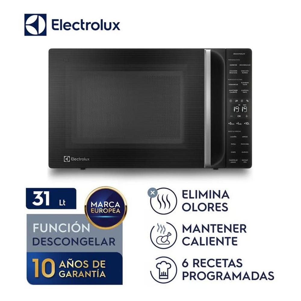 Microondas electrolux de 31Lt Negro EMDY31S2MXB