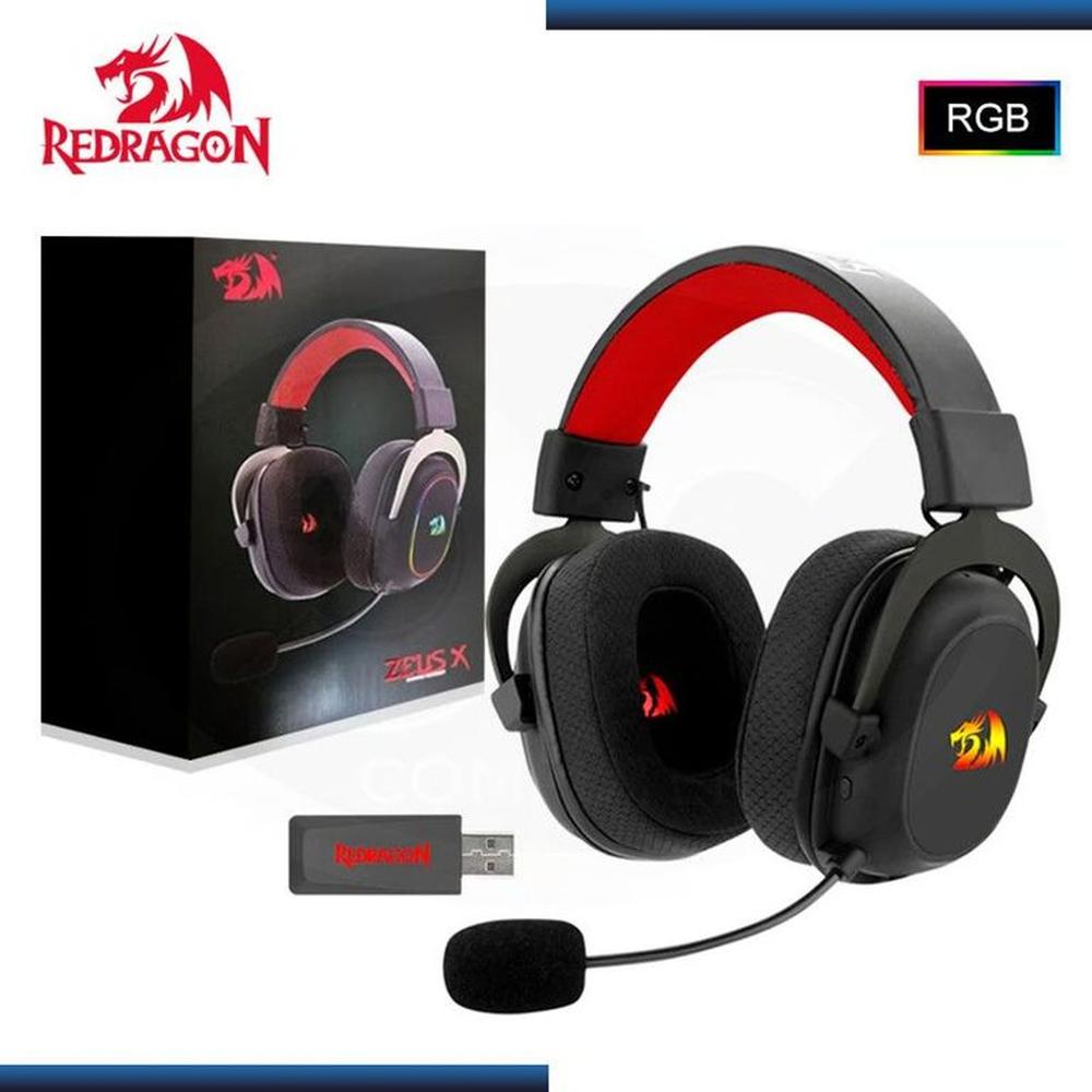 Audífonos Gamer Redragon Zeus X H510-WL 7.1 Wireless