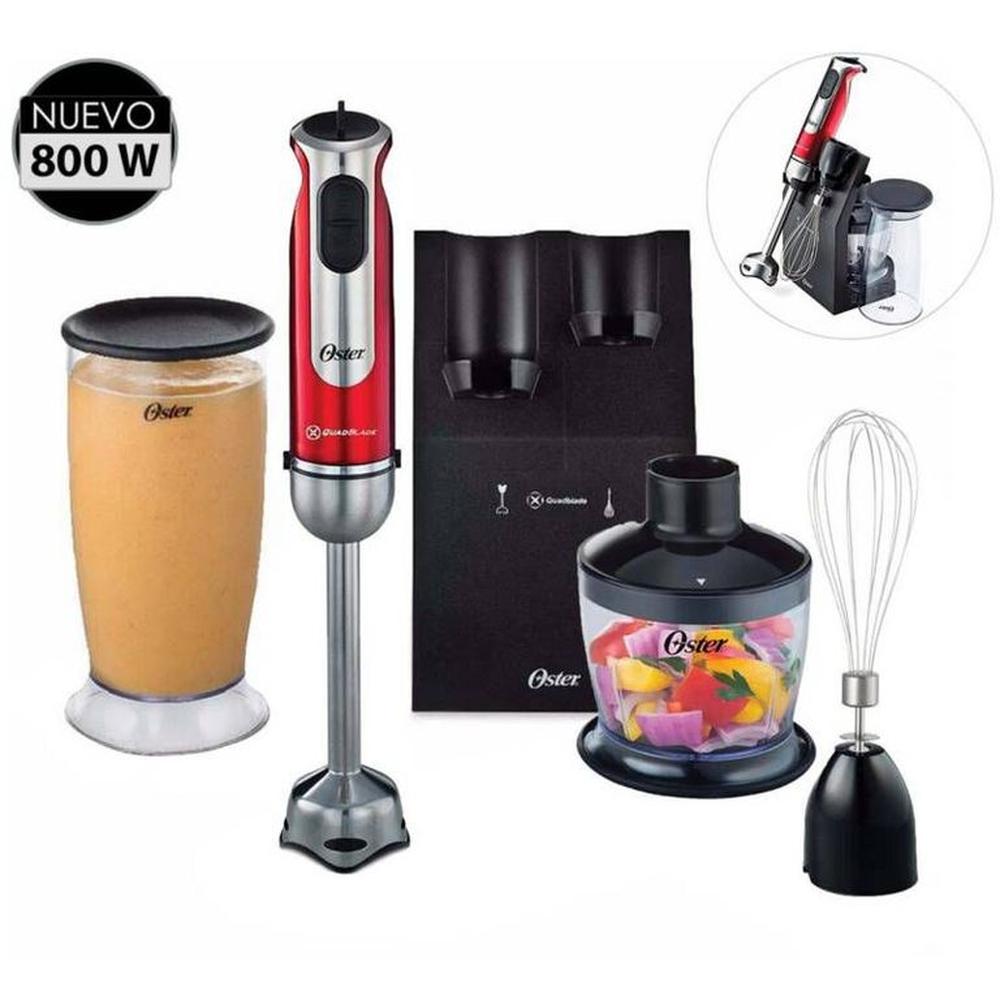 Batidora de inmersión Oster con accesorios FPSTHB2801 800 w