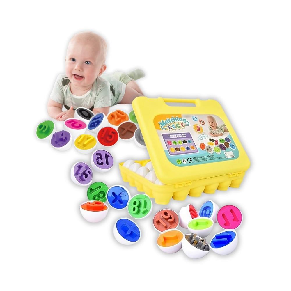 Set Educativo Clasificación Huevos Coloridos con Maleta| Oechsle