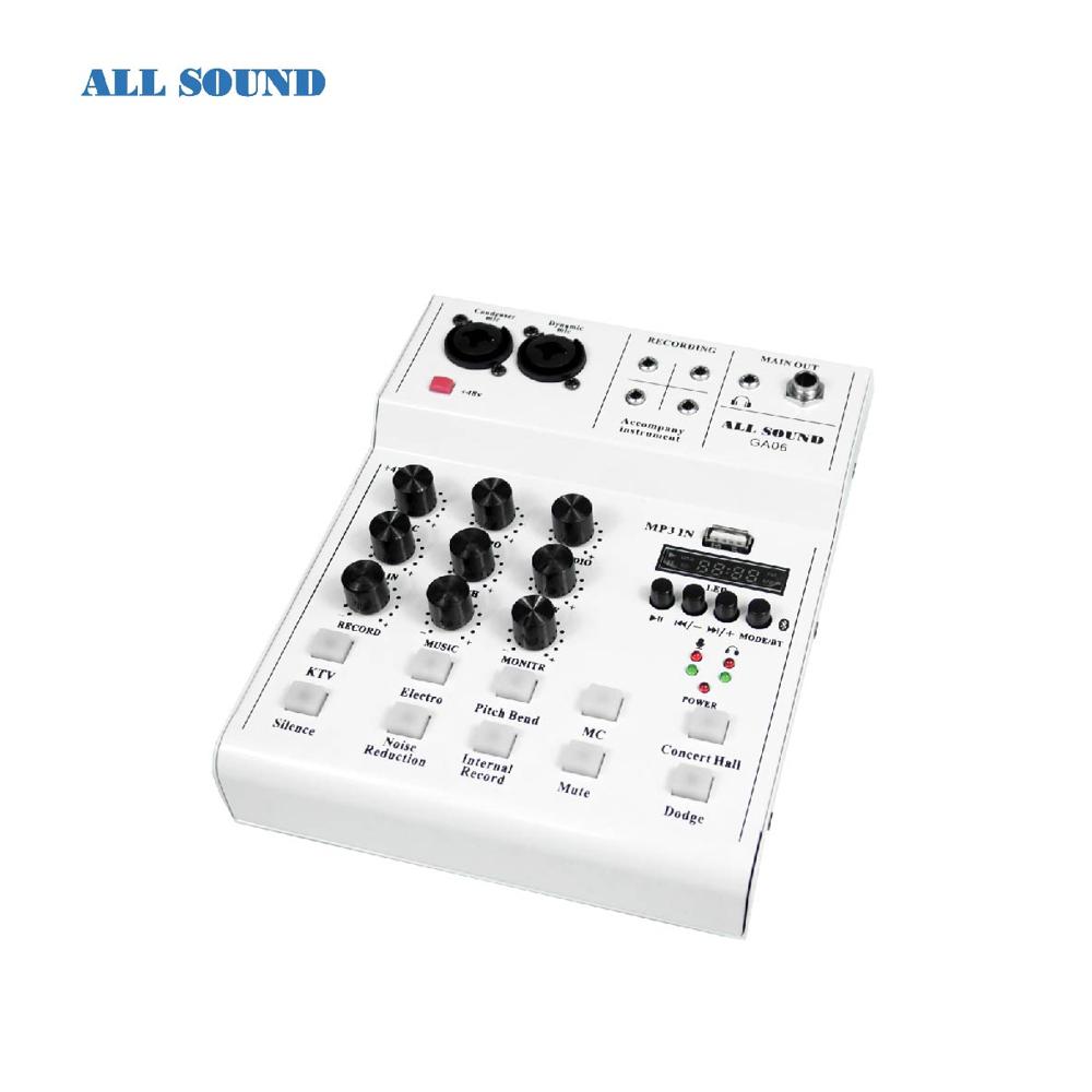 MIXER 2 CANALES GA06 ALL SOUND