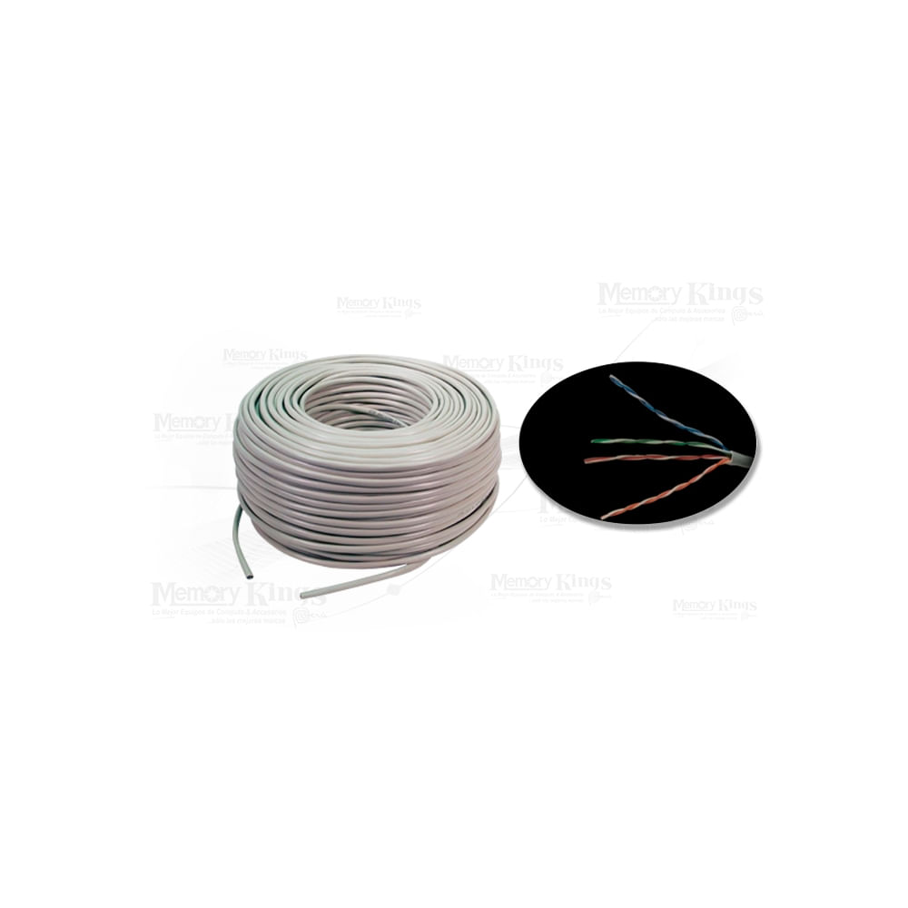 Cable De Red Cat 6 Dixon 3060 - 305 Metros, Cca, Alto Rendimiento Para Conexión Estable Y Rápida