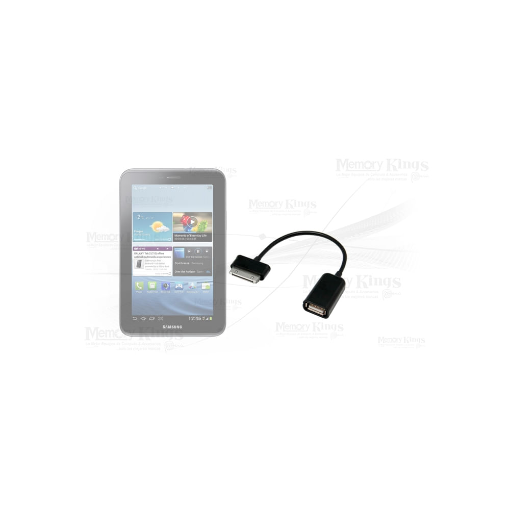 Cable Otg Usb Samsung Galaxy - Conecta Tu Tablet A Dispositivos Externos, Velocidad Rápida, 30 Cm