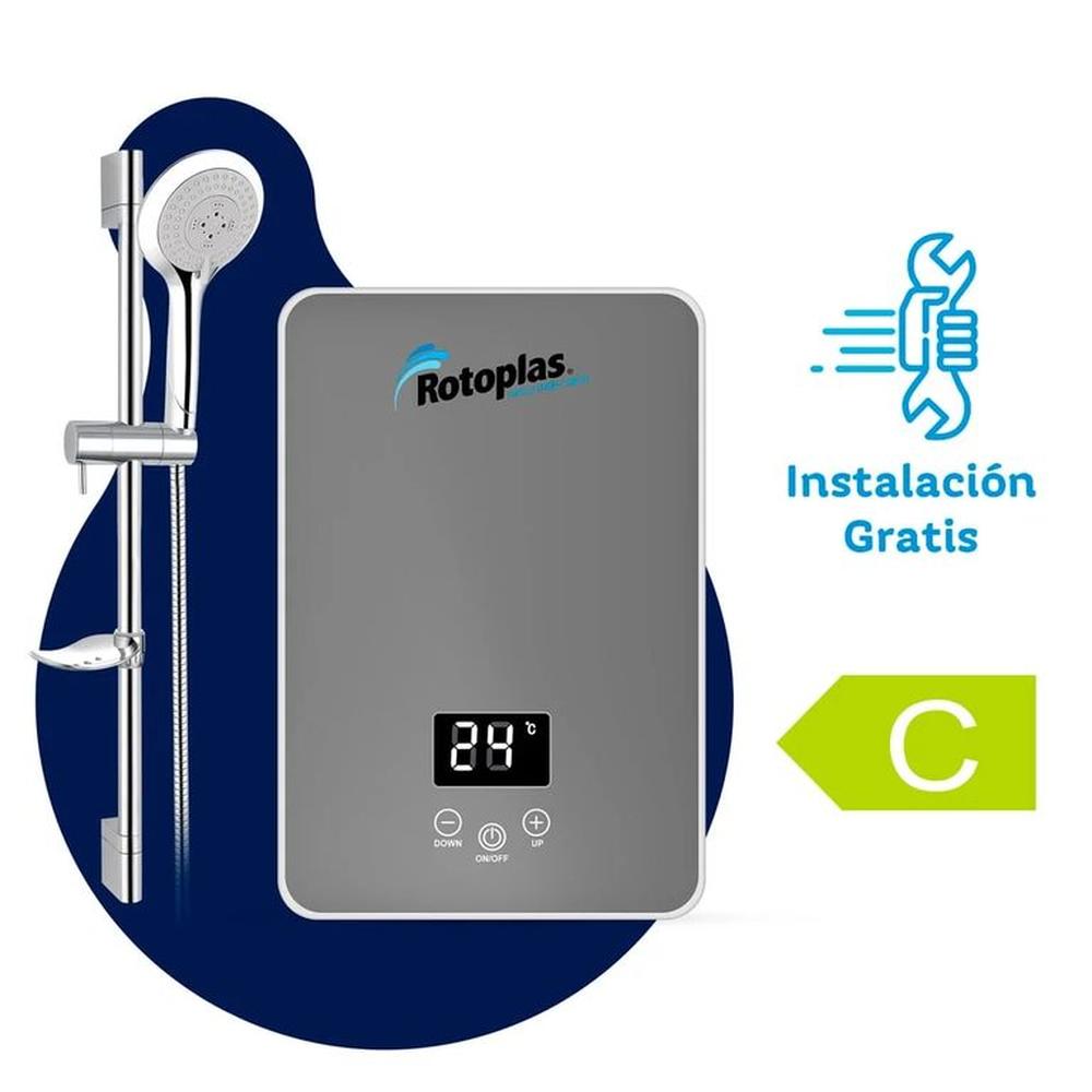 RAPIDUCHA INSTANTÁNEA ROTOPLAS SILVER PANTALLA DIGITAL