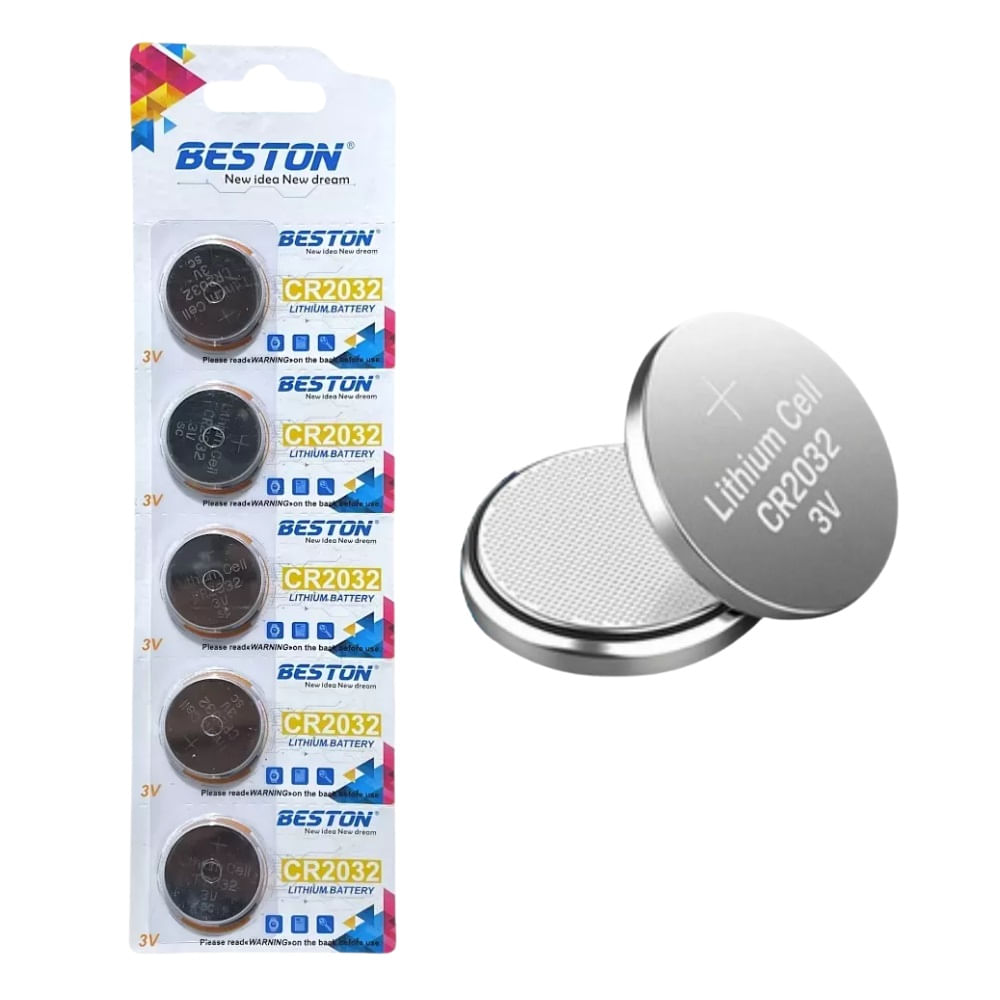Pilas Beston - Cr2032 Blíster x5 Und Litio 3v Balanza, Reloj