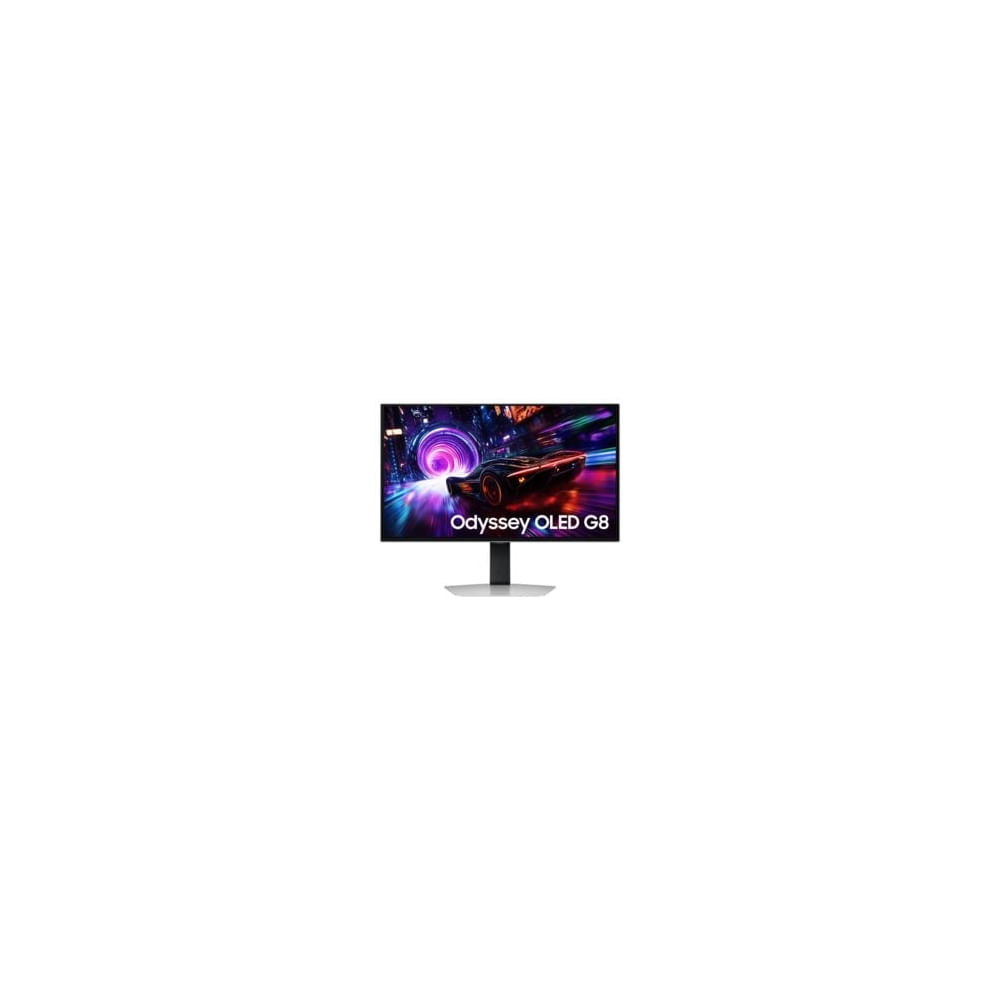 Samsung Odyssey G8 Monitor Oled 27"" 4K Uhd - 240Hz, Freesync Premium Pro, Plata, 3840 X 2160