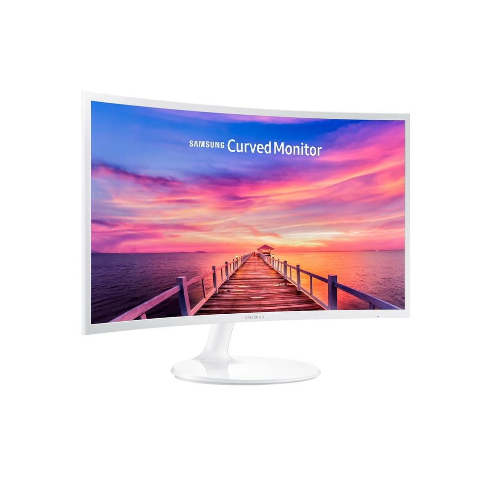 Monitor Curvo Samsung 27"" Full Hd 1920X1080, Va, Hdmi/Vga/Audio, Ideal Para Gaming Y Entretenimient