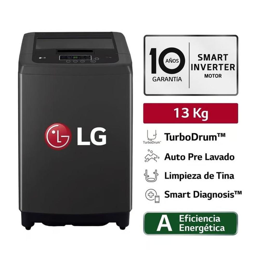 LAVADORA LG 13KG SMART MOTION CARGA SUPERIOR WT13BPBK