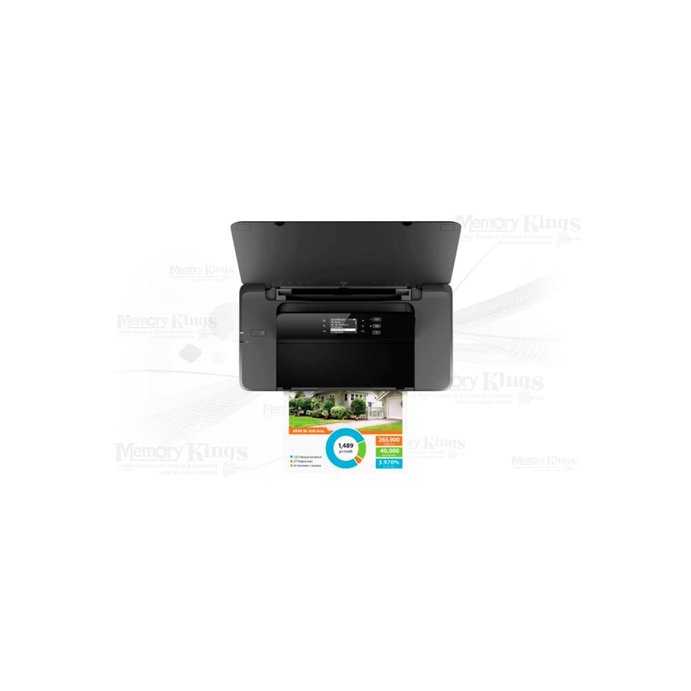 Impresora Portátil Hp Officejet 200 - Wi-Fi, Usb Y Batería, Ideal Para Imprimir Sobre La Marcha