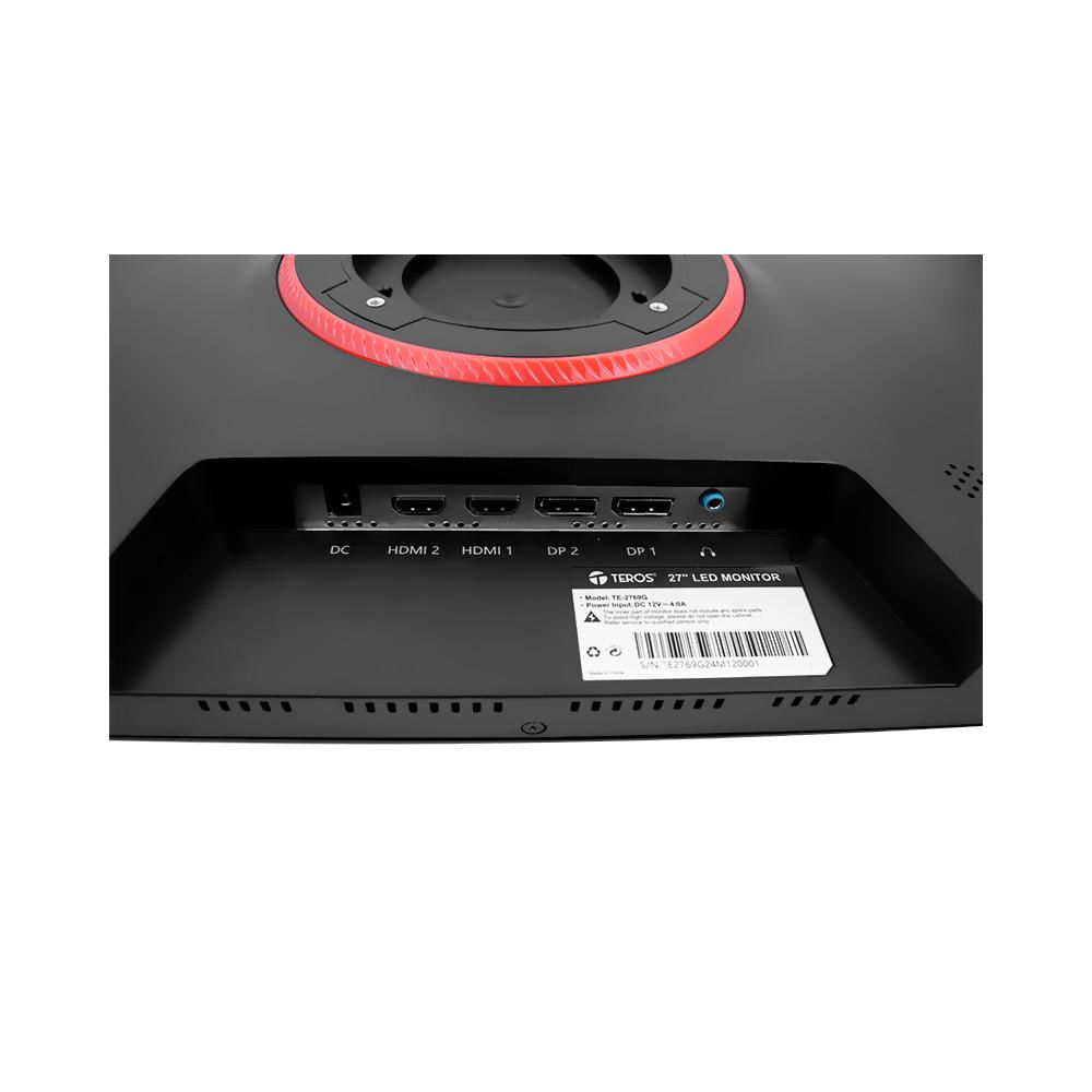 Monitor Teros Te-2769G 27"" Qhd Ips Gaming, 180 Hz, 1 Ms, Hdmi, Displayport Y Audio - Alta Definició
