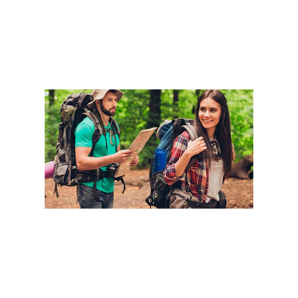 Parlante Bluetooth Creative Muvo Go 20W Ipx7 - Resistente Al Agua Y Portátil, Color Negro