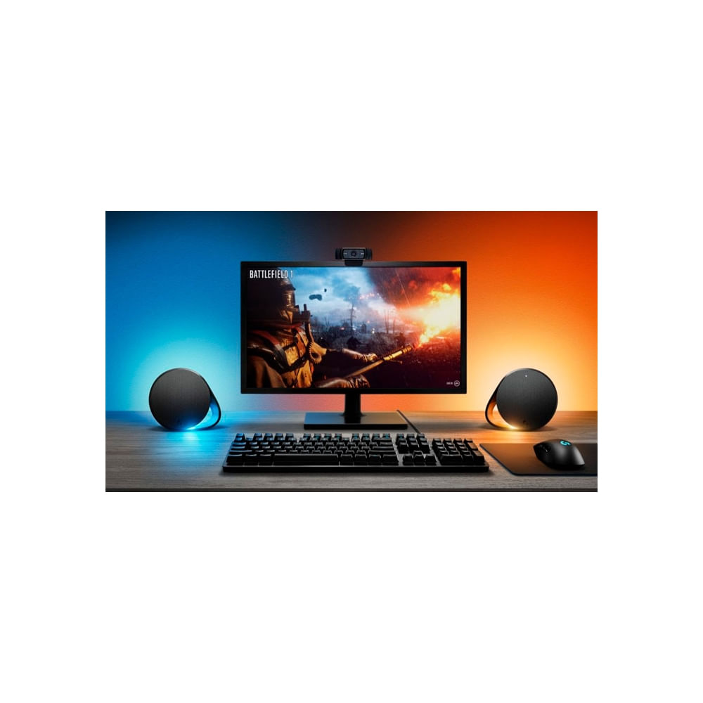 Parlante Logitech G560 Rgb 2.1 Gaming Bluetooth 120W - Sonido Envolvente Y Colorido Para Gamers