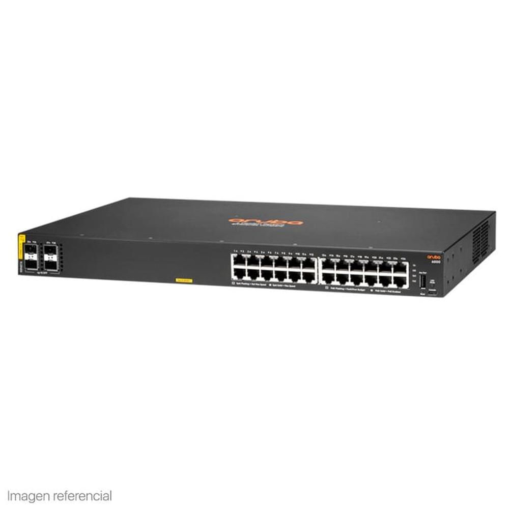 Switch HPE Aruba 6000 24G Class 4 PoE 370W 4x1G 10G SFP 24xLAN GbE