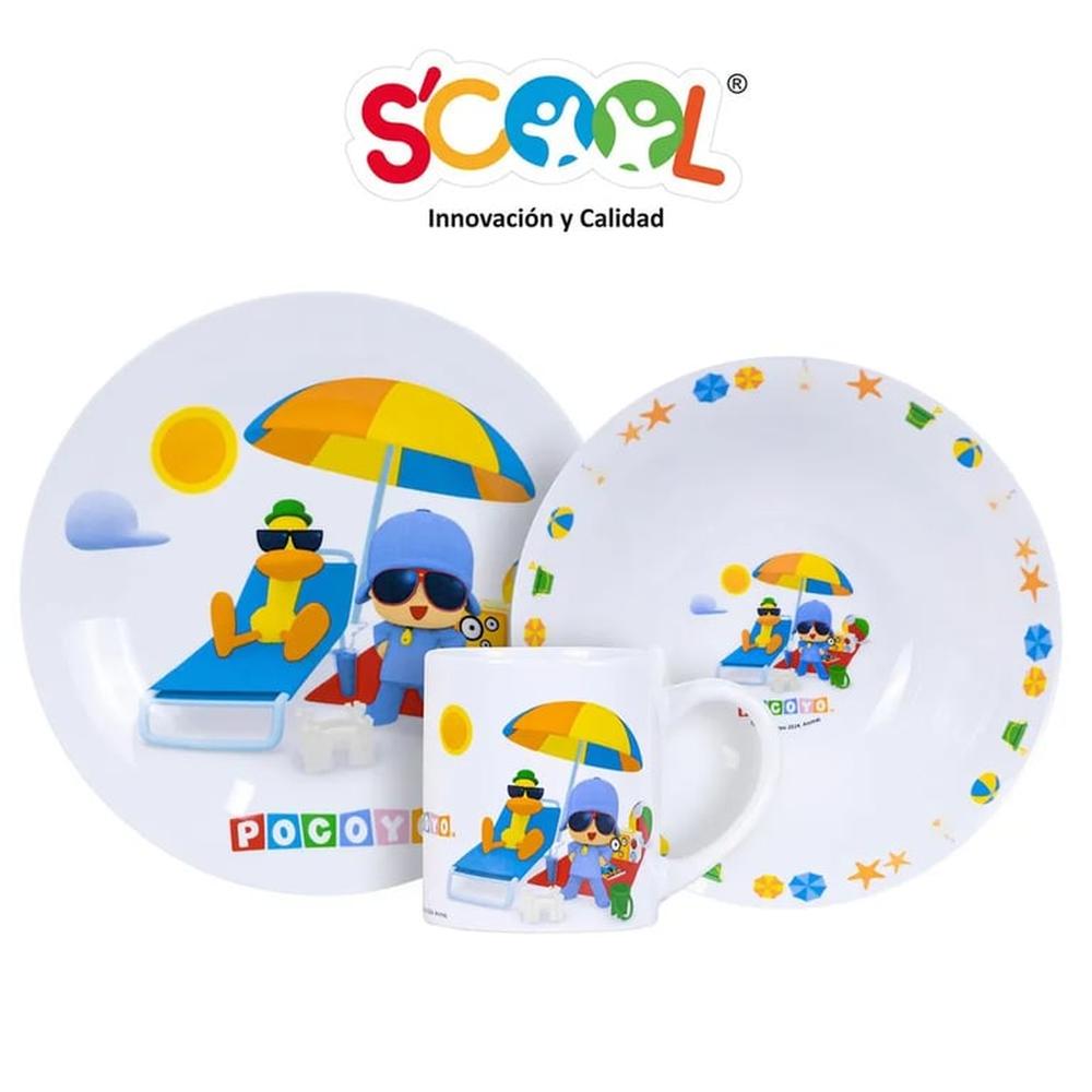 Set de Cerámica x 3Pz Pocoyo H