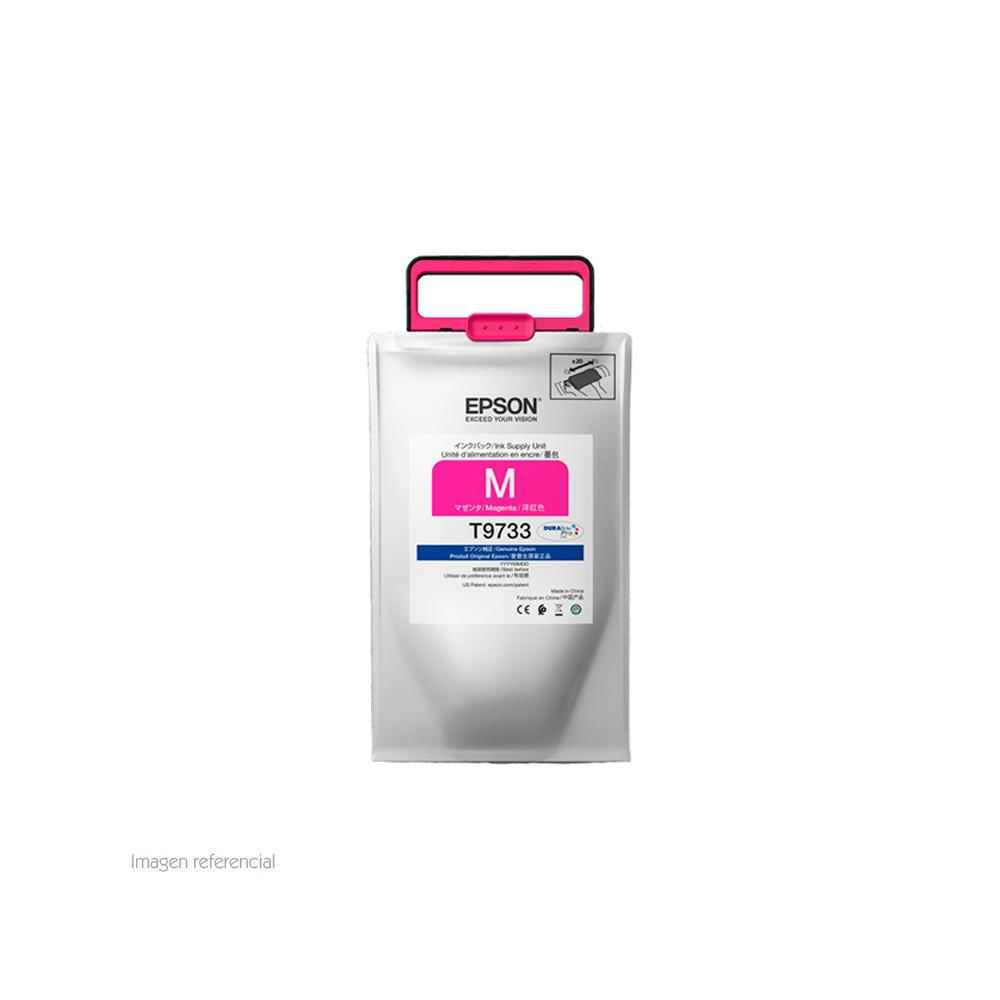 Bolsa De Tinta Epson Durabrite Pro T973320, Magenta, Alta Capacidad Para Impresoras Epson