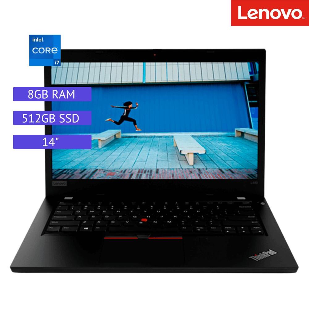 Laptop Semi Nueva Lenovo ThinkPad L490 - Core i7 8ª Gen - 8GB RAM - 512GB SSD - 14""