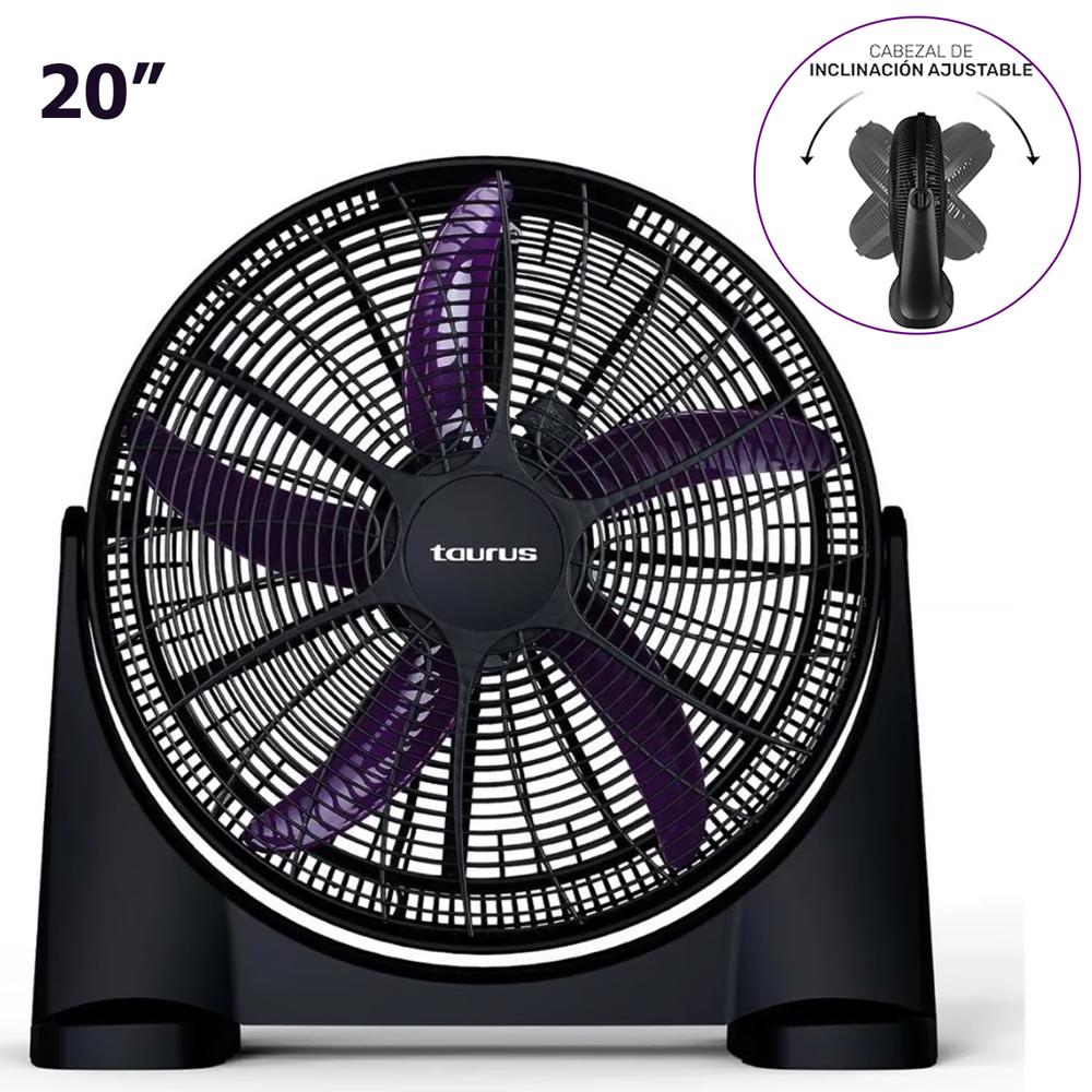 Ventilador New Anemo Taurus de Piso 130W 3Velocidades
