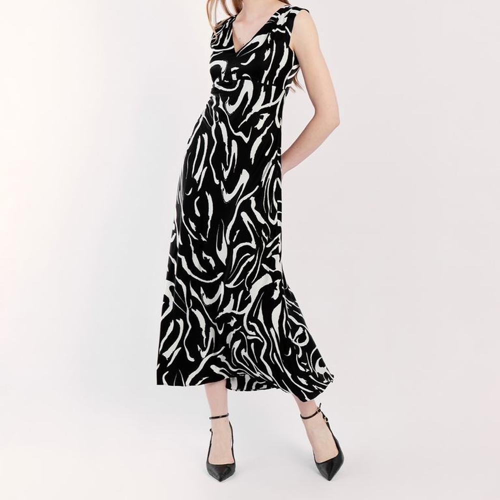 Camila Viali Vestido lilia negro sin manga S Negro Camila Viali Vestido lilia negro sin manga S Negro