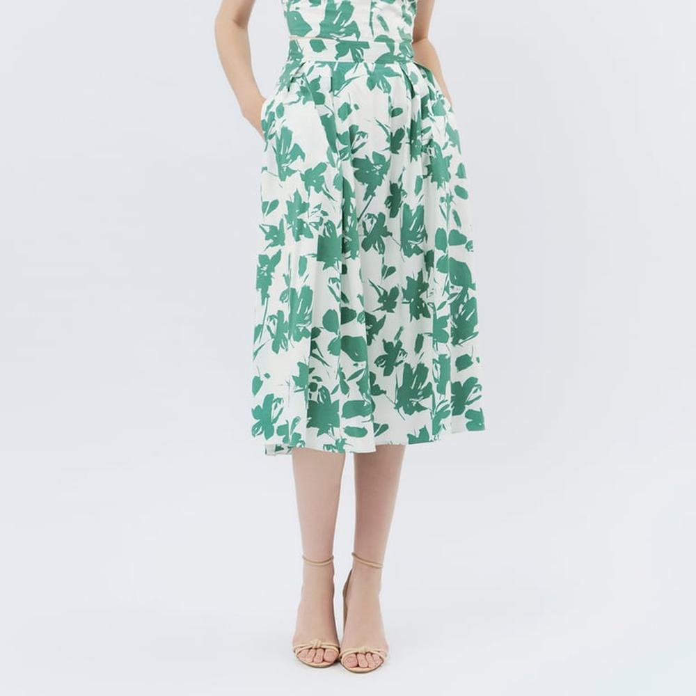 Camila Viali Falda Naomi 32 Verde 1 Camila Viali Falda Naomi 32 Verde 1