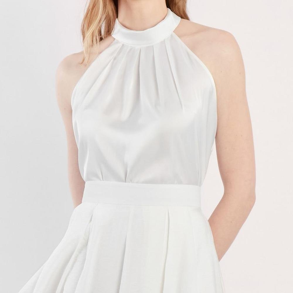 Camila Viali Blusa Hina Perla sin manga XS Blanco 1 Camila Viali Blusa Hina Perla sin manga XS Blanco 1