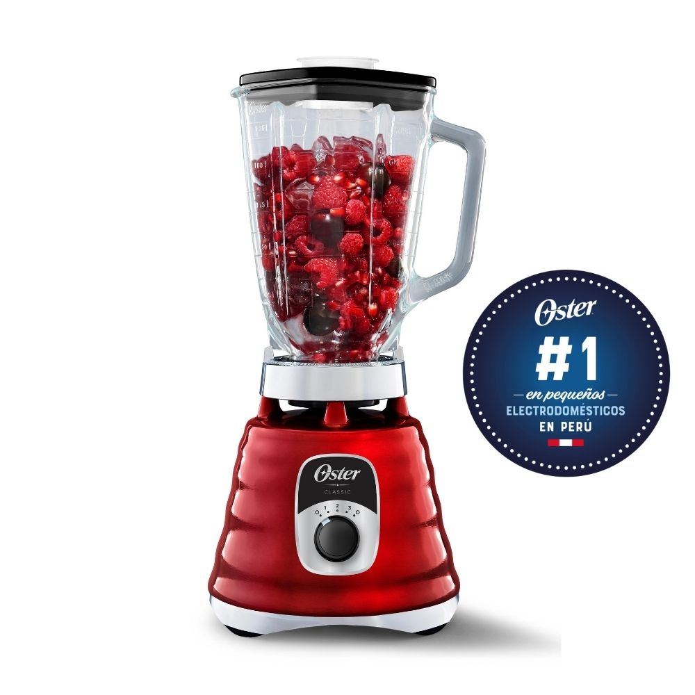 Licuadora Oster Clásica BLST4126R 1.25L Roja