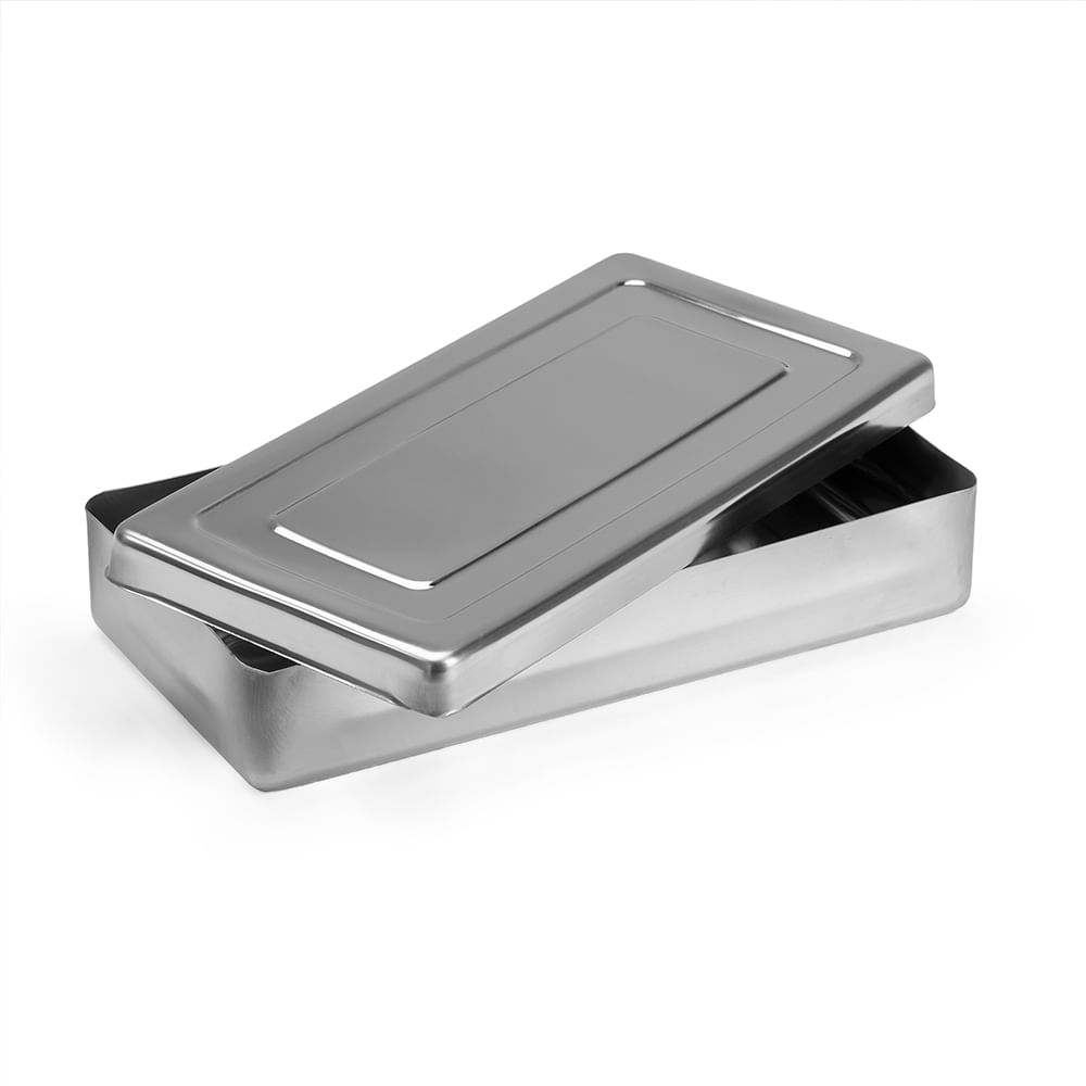 Caja para Instrumental Quirúrgico de Acero Inoxidable Pequeña Caja para Instrumental Quirúrgico de Acero Inoxidable Pequeña