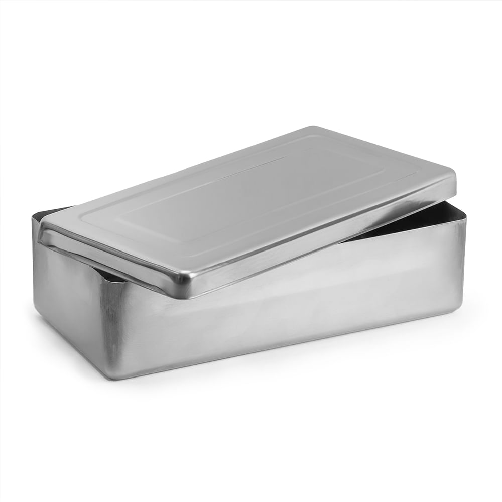 Caja para Instrumental Quirúrgico de Acero Inoxidable Grande Caja para Instrumental Quirúrgico de Acero Inoxidable Grande