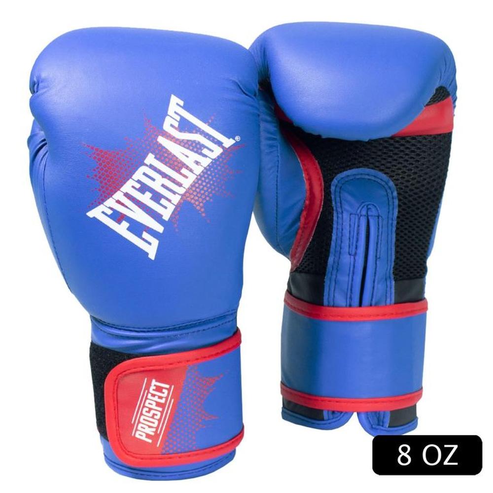 GUANTE BOX EVE PROSPECT AZUL Y ROJO 8OZ GUANTE BOX EVE PROSPECT AZUL Y ROJO 8OZ