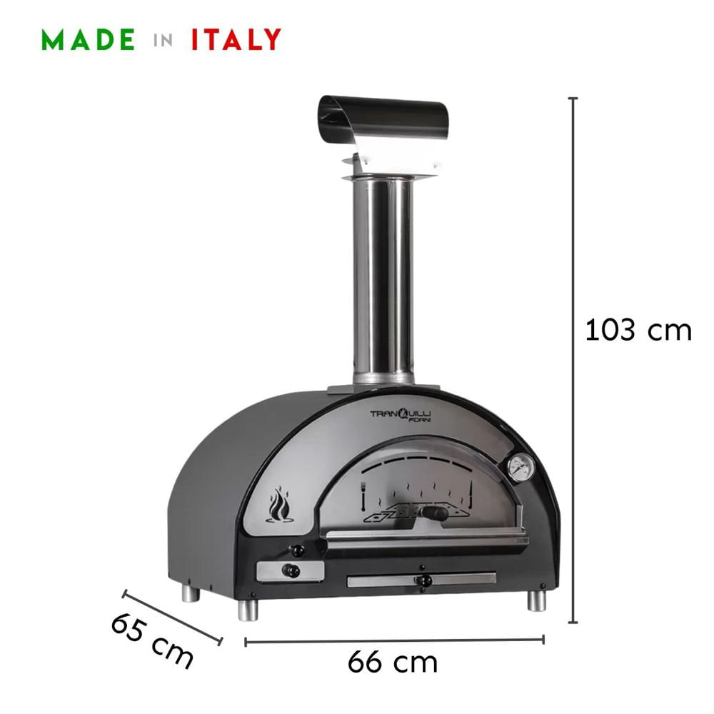 Horno de Leña Italiano Tranquili Forni Arde BABY Horno de Leña Italiano Tranquili Forni Baby GRIS Horno de Leña Italiano Tranquili Forni Arde BABY Horno de Leña Italiano Tranquili Forni Baby GRIS