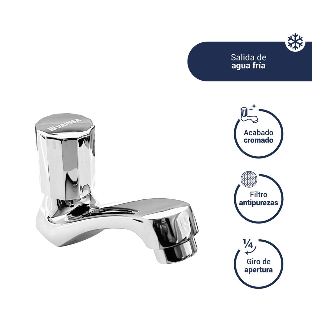 Llave de lavatorio Chaska Perilla cromada Vainsa 2121M31CK000