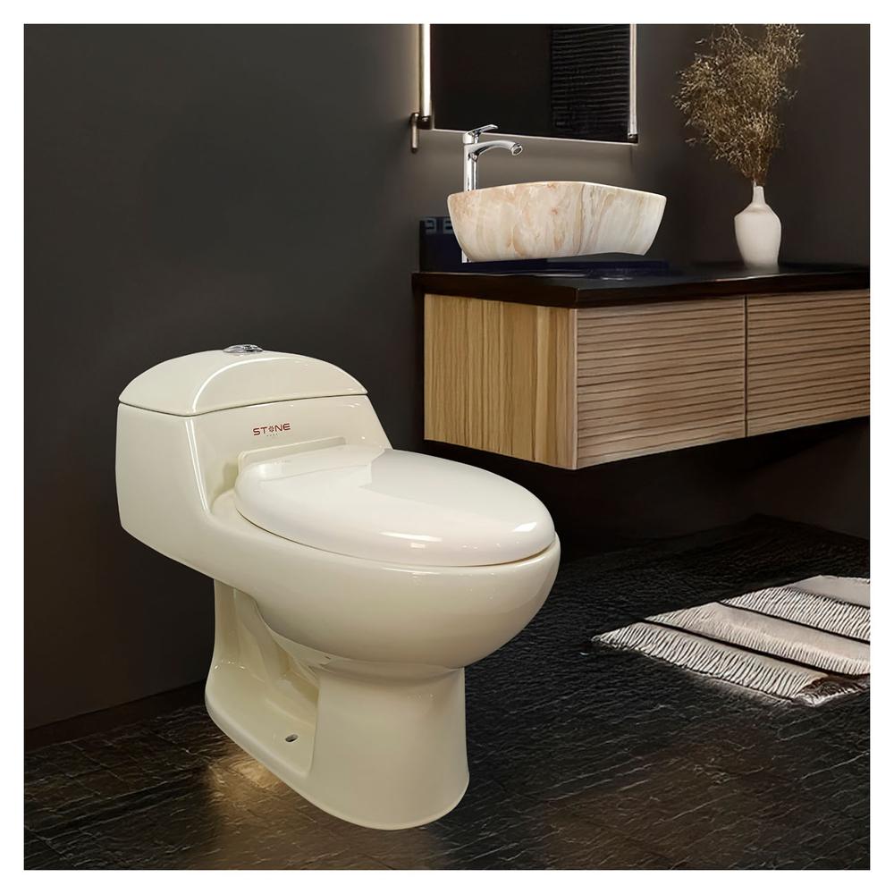 Inodoro One Piece Essence Bone  -  Stone