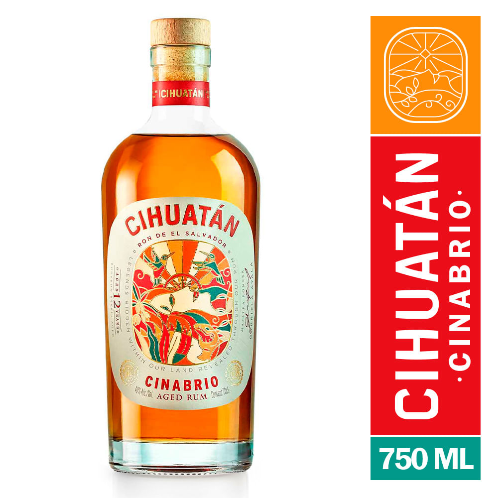 Ron Cihuatán Cinabrio Botella 750 ML