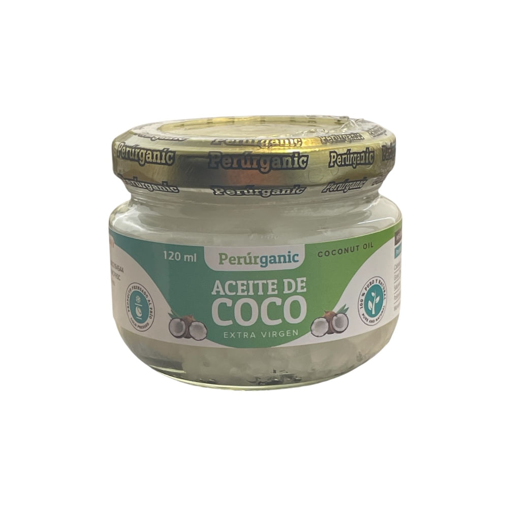 Aceite de Coco Perurganic Extra Virgen 120ml Aceite de Coco Perurganic Extra Virgen 120ml