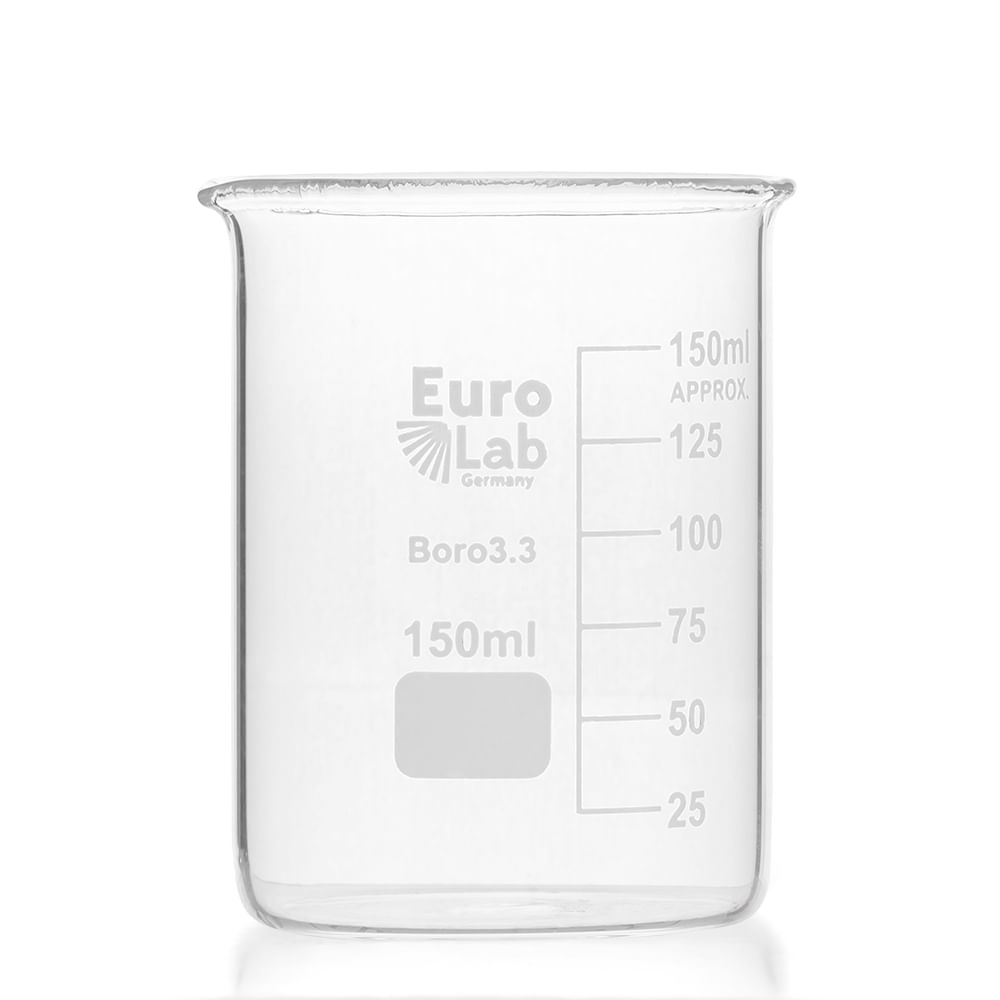 Vaso Precipitado Beaker de Vidrio de 150 ML