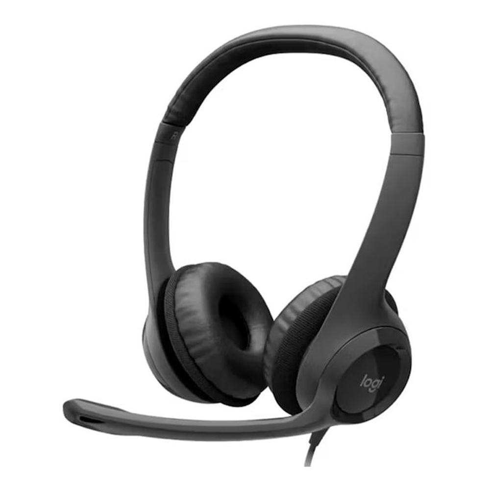 Auriculares Logitech Headset H390 USB Negro Auriculares Logitech Headset H390 USB Negro