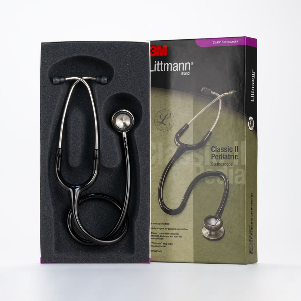 Estetoscopio Littmann Classic II Pediátrico Negro 2113 Estetoscopio Littmann Classic II Pediátrico Negro 2113