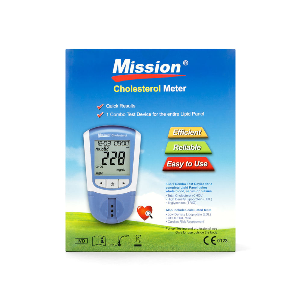 Equipo Medidor de Colesterol y Triglicéridos MISSION Equipo Medidor de Colesterol y Triglicéridos MISSION