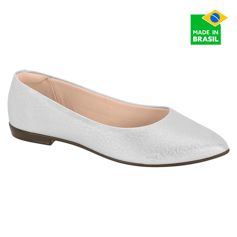 BALERINAS Para Mujer BEIRA RIO Plateado 4136.395.29127.41 Talla 36 BR BALERINAS Para Mujer BEIRA RIO Plateado 4136.395.29127.41 Talla 36 BR