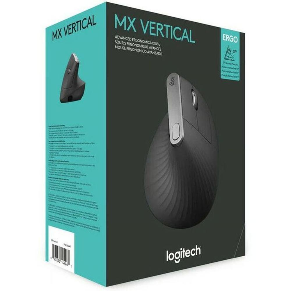 MOUSE LOGITECH MX VERTICAL WIRELESSBT BLACK MOUSE LOGITECH MX VERTICAL WIRELESSBT BLACK